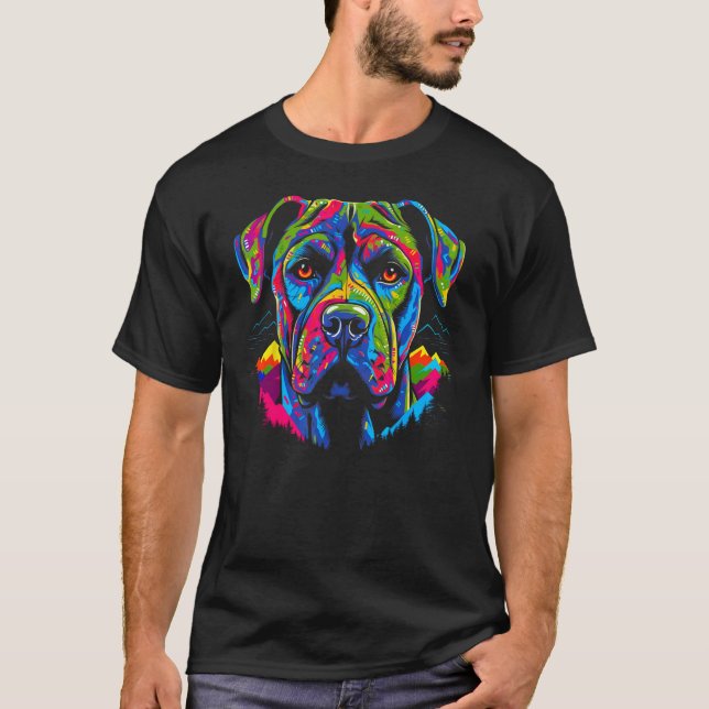 Cane Corso Dog Nature T Shirt (Framsida)