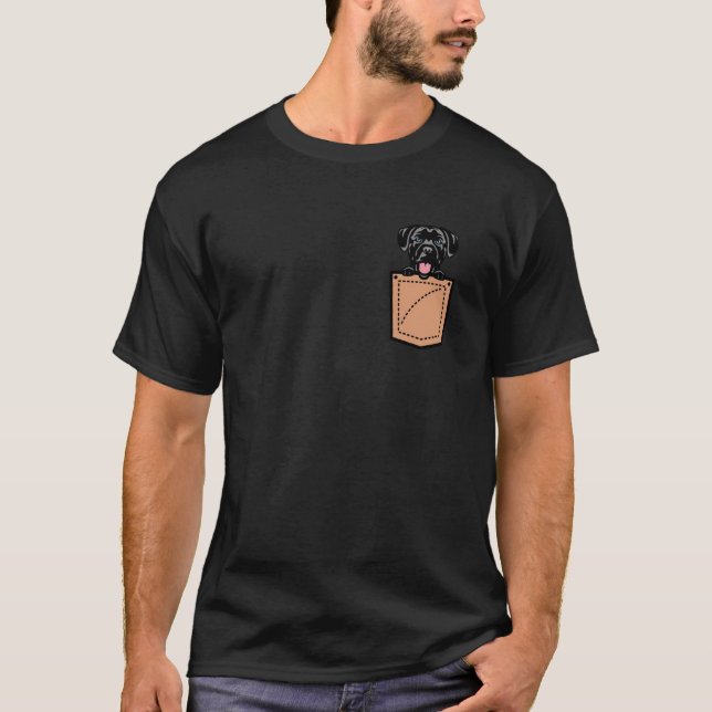 Cane Corso Fickhund T Shirt (Framsida)