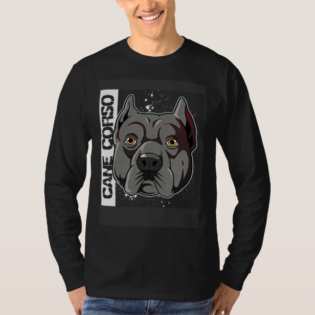 Cane Corso  Italian Mastiff T Shirt (Framsida)