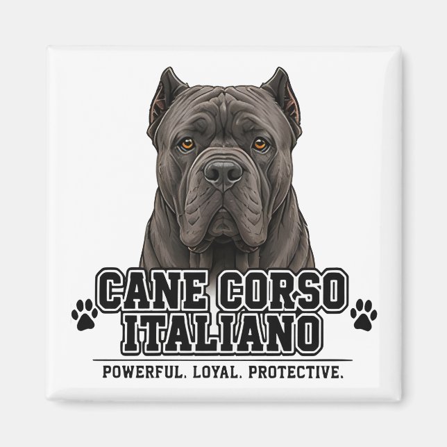 🐾 Cane Corso Italiano 🐾 Magnet (Framsidan)