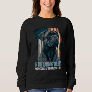 Cane Corso Italiensk Mastiff Hund Patriotisk USA A T Shirt