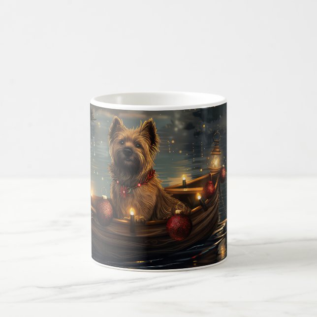 Cane Corso Julfirande Resa Kaffemugg (Center)
