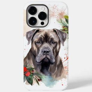 Cane Corso Julkrans Festlig Valp