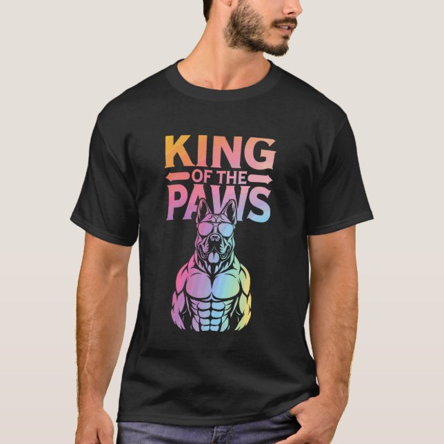 Cane Corso Kung av tassarna T Shirt (Framsida)