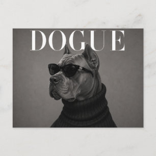 Cane Corso Lyx Mode Redaktionell Vykort