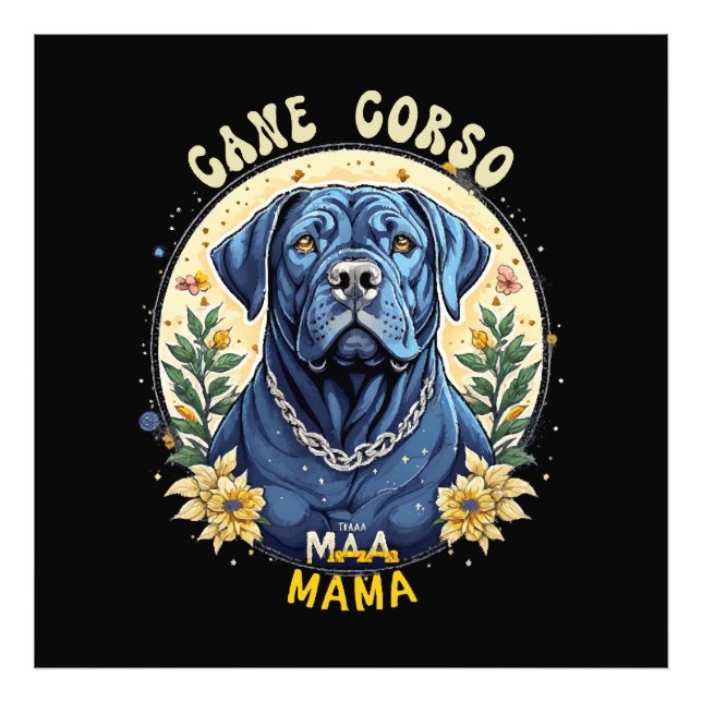 Cane Corso Mamma Fototryck (Framsidan)