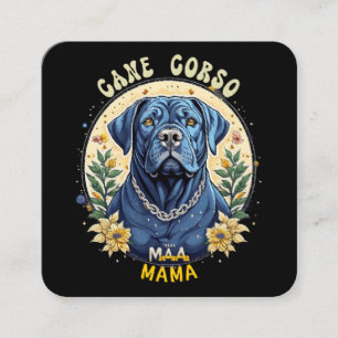 Cane Corso Mamma Fyrkantigt Visitkort