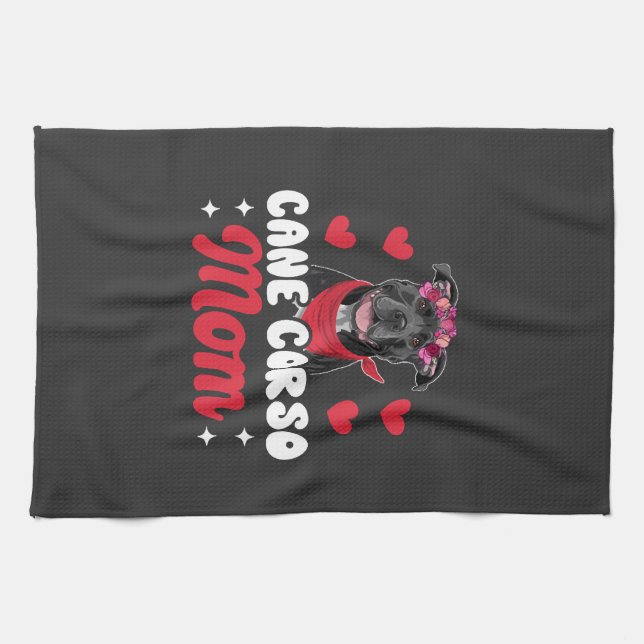 Cane Corso Mamma Kökshandduk (Horisontell)