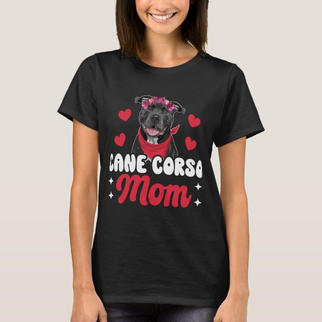Cane Corso Mamma T Shirt (Framsida)