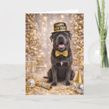 Cane Corso Nyårskort – Gott Nytt År Hund
