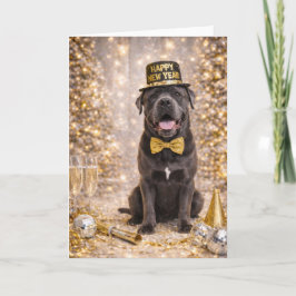 Cane Corso Nyårskort – Gott Nytt År Hund Helgkort
