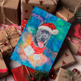 Cane Corso-ras hund jul Helg Vykort