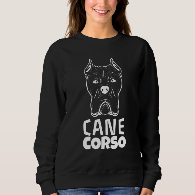 Cane Corso Stor Motiv T Shirt (Framsida)