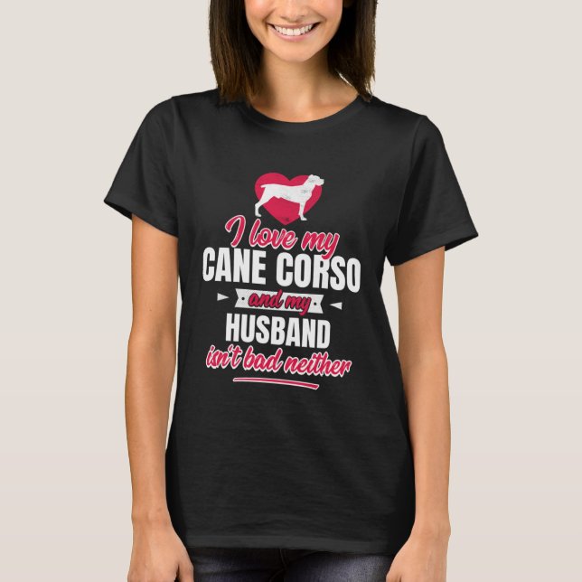 Cane Corso T Shirt (Framsida)