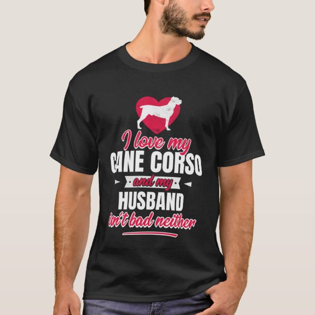 Cane Corso T Shirt (Framsida)