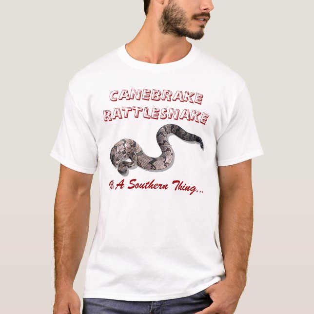 canebrake CANEBRAKERATTLESNAKE, är det en Souther… Tee (Framsida)