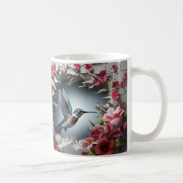 Caneca 3D Beija-Flor Kaffemugg (Höger)