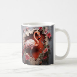 Caneca 3D Flamingo Kaffemugg