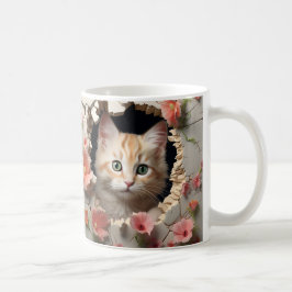 Caneca 3D Gato Kaffemugg