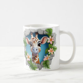 Caneca 3D Girafa Kaffemugg