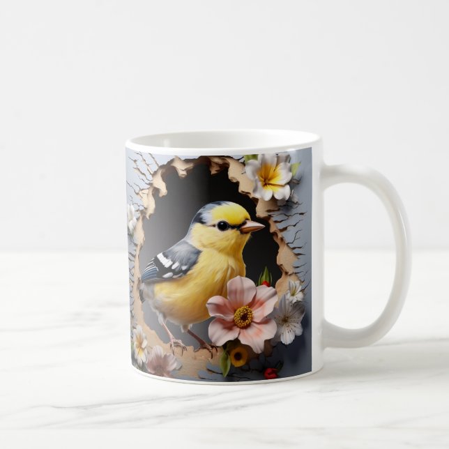 Caneca 3D Pássaro Kaffemugg (Höger)