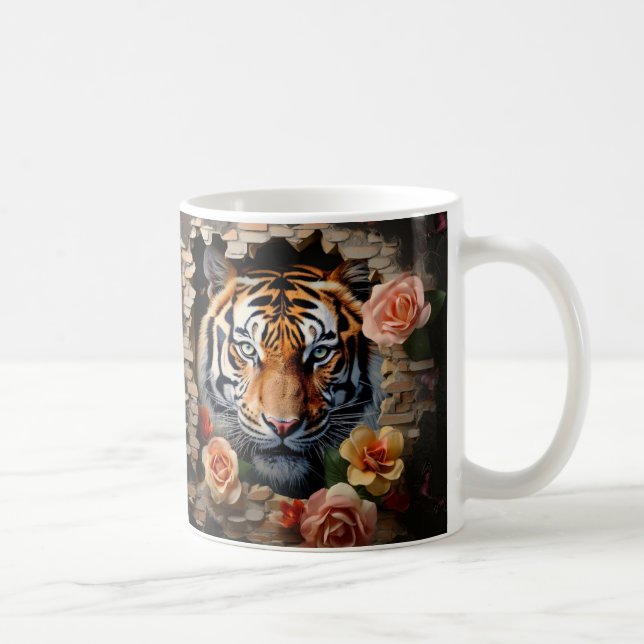 Caneca 3D Tigre Kaffemugg (Höger)