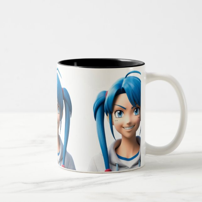 Caneca Anime Två-Tonad Mugg (Höger)