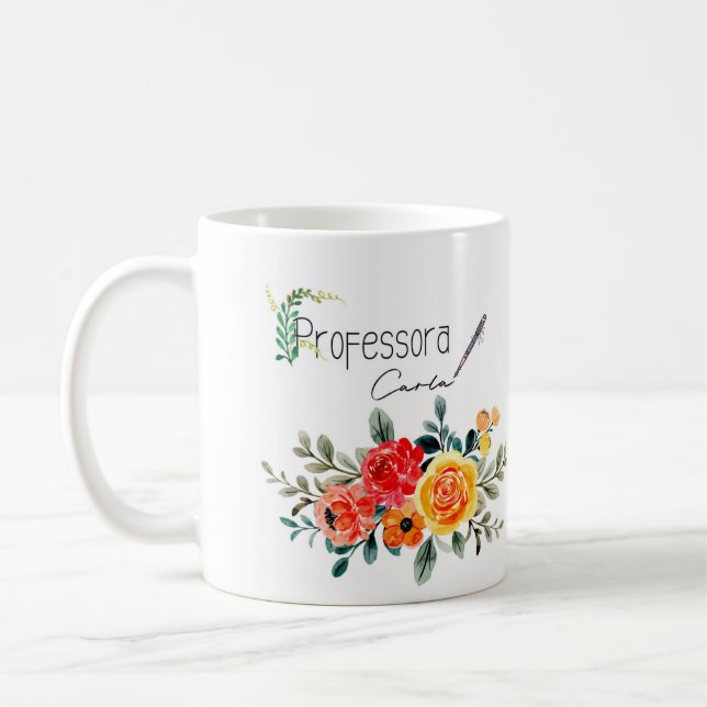 Caneca branca clássica, 325 ml PROFESSORA Kaffemugg (Vänster)