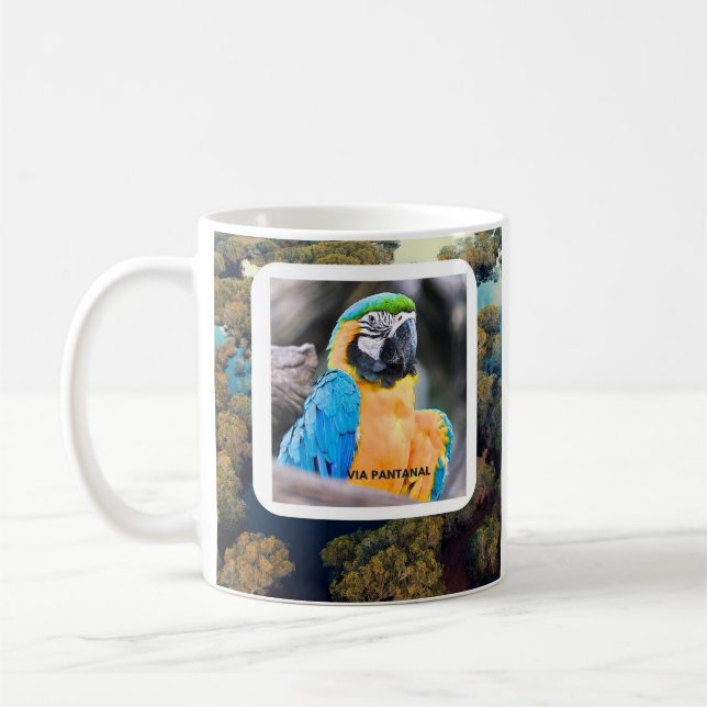 Caneca branca clássica Arara Kaffemugg (Vänster)