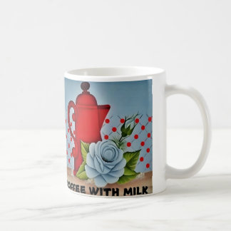  Caneca branca clássica Kaffemugg