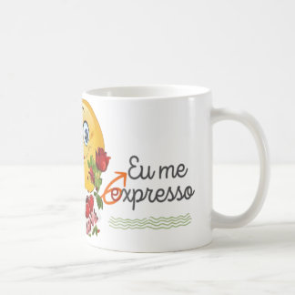 Caneca branca clássica kaffemugg