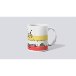 Caneca branca clássica kaffemugg