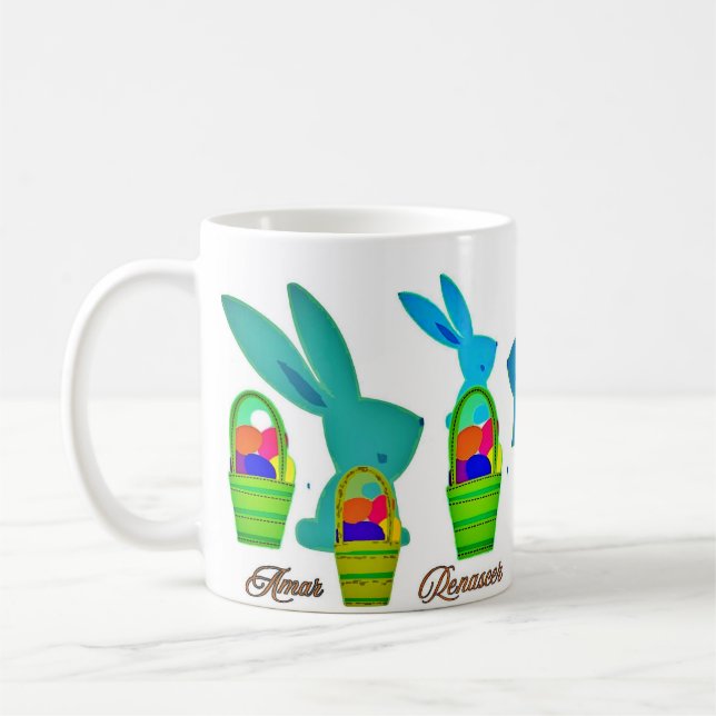 Caneca branca clássica kaffemugg (Vänster)