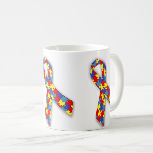 Caneca branca clássica laço  kaffemugg (Framsida höger)