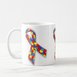 Caneca branca clássica laço  kaffemugg