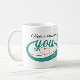 Caneca brilhante, namorados kaffemugg
