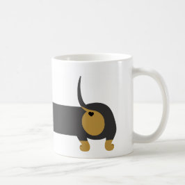 Caneca cachorro salsicha/dachshund kaffemugg