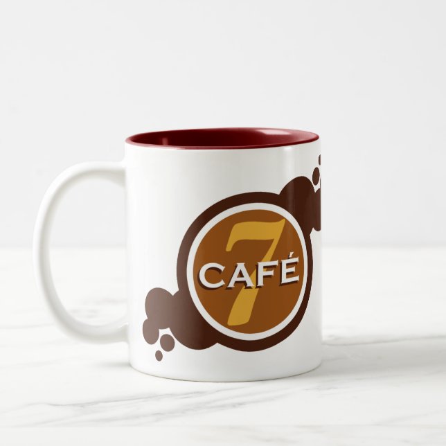 Caneca Café 7 Två-Tonad Mugg (Vänster)