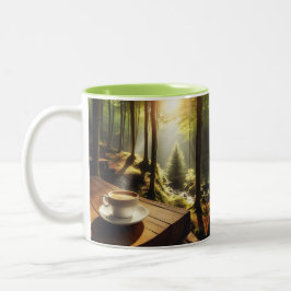 Caneca Café Paisagem Två-Tonad Mugg