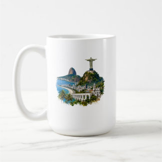 Caneca Cartão Postal Rio de Janeiro Kaffemugg