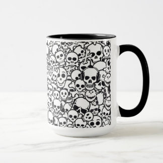Caneca Caveirinhas Black Mugg