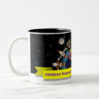 Caneca Children for Jesus (Biblinha e Turminha) Två-Tonad Mugg