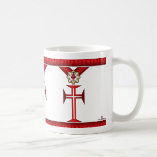 Caneca com a insígnia da Ordem de Cristo Kaffemugg