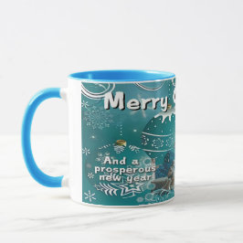 Caneca com cor dentro-Natal Mugg