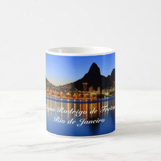 Caneca com foto da Lagoa Rodrigo de Freitas Kaffemugg