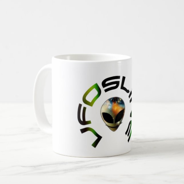 Caneca com logo UfosLine Kaffemugg (Framsida vänster)