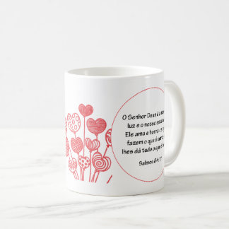 Caneca com versículo kaffemugg