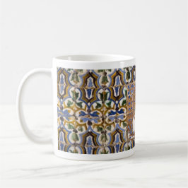 Caneca de café azulejos 11 oz cerâmica W-PT ZLE Kaffemugg