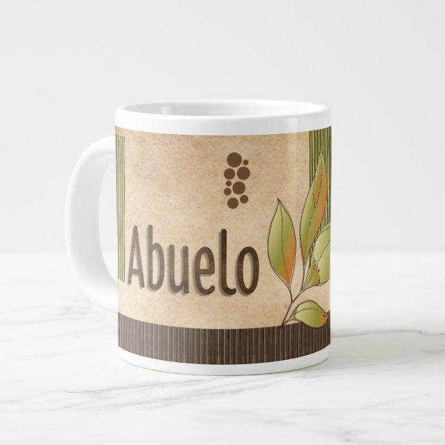 Caneca De Café Grande ABUELO Vintage Jumbo Mugg (Framsida vänster)