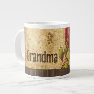 Caneca De Café Grande GRANDMA Vintage Jumbo Mugg